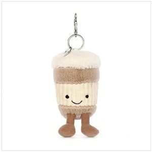 NWT Jellycat Amuseable Coffee-To-Go Bag Charm